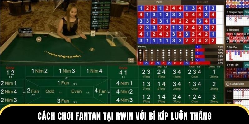 Cách Chơi Fantan Tại RWIN Với Bí Kíp Luôn Thắng